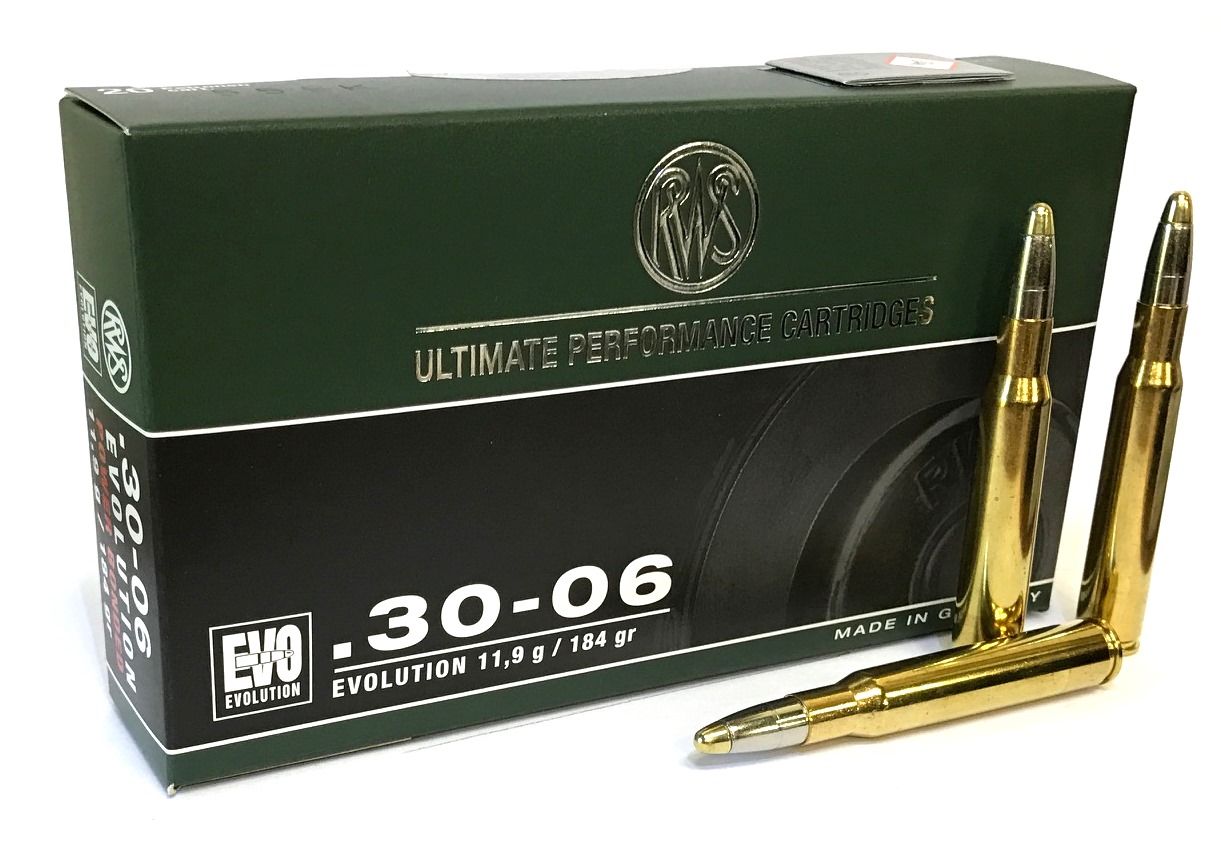 RWS .3006 Springfield 184 Grain EVO 2315435, RWS Ammunition New